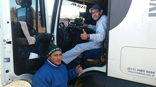 Sindicato de Chubut: Camioneros salen al auxilio de los compañeros varados por la nieve