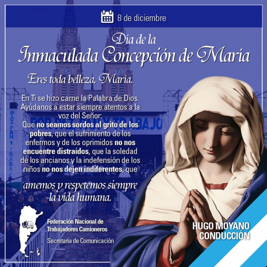 8 de Diciembre - Día de la Inmaculada Concepción de María