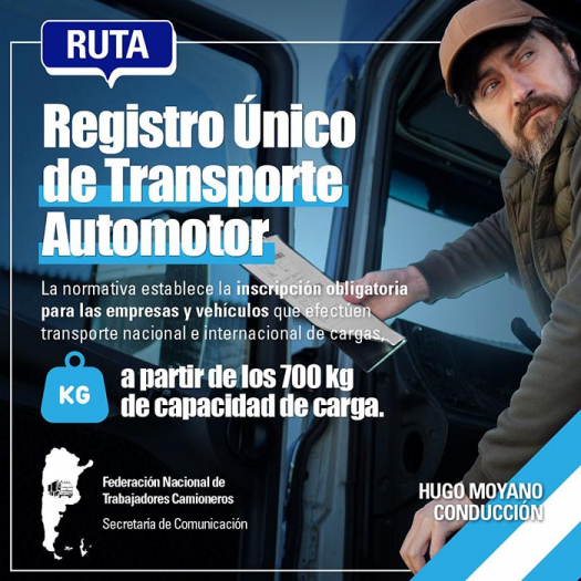 Registro Unico de Transporte Automotor (RUTA)