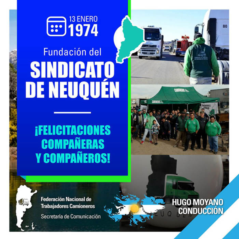 22 de enero Fundación del Sindicato de Santiago del Estero
