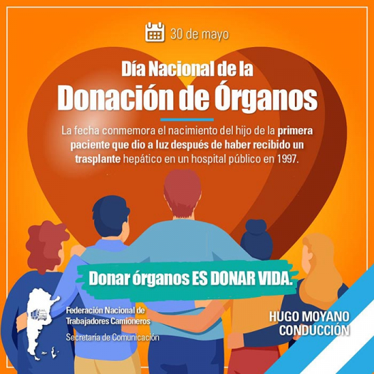30 de mayo - Día Nacional de la Donación de Órganos