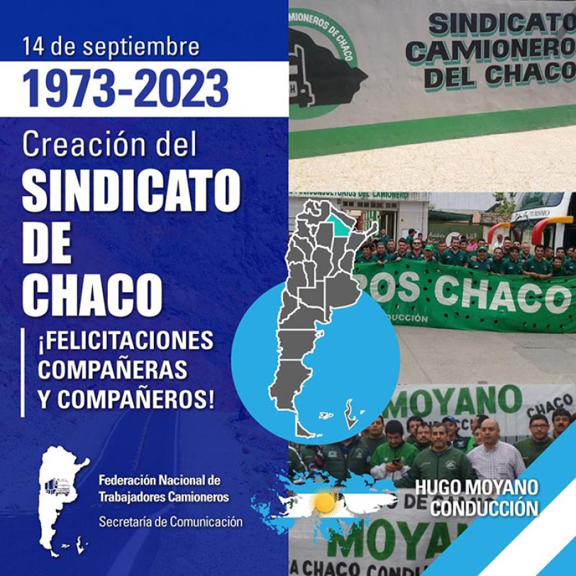 14 de septiembre - Creación del Sindicato de Chaco
