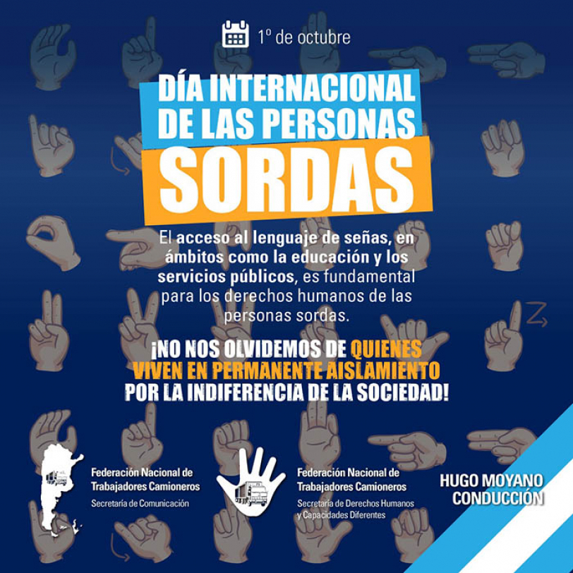 1 de octubre - Día Internacional de los Personas Sordas
