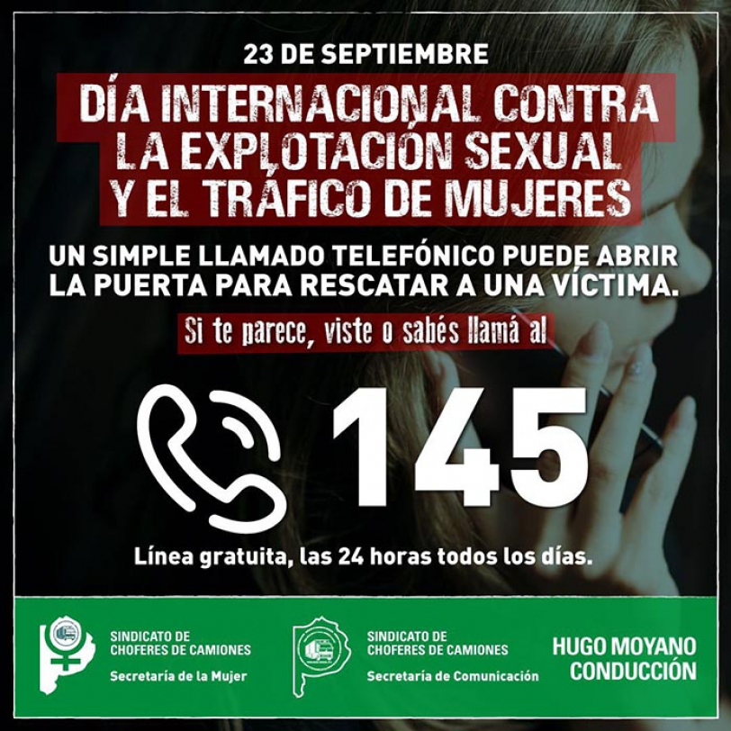 Día Internacional contra la Explotación Sexual y Tráfico de Mujeres