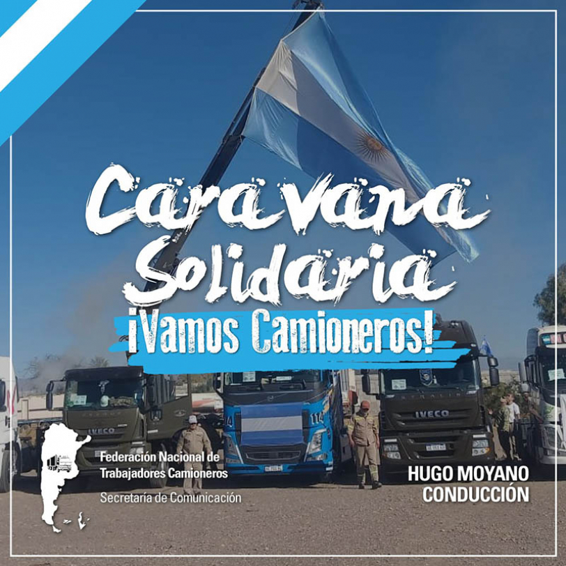 Caravana solidaria: traslado de un hospital de campaña a la provincia de Buenos Aires