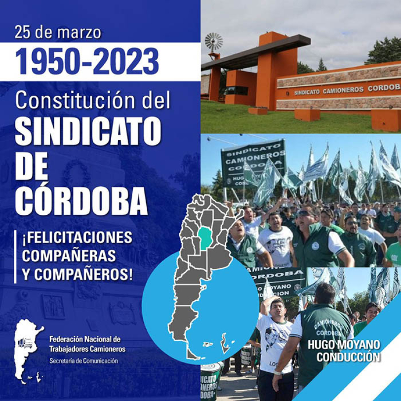 1963- 2022 Fundación del Sindicato de Córdoba